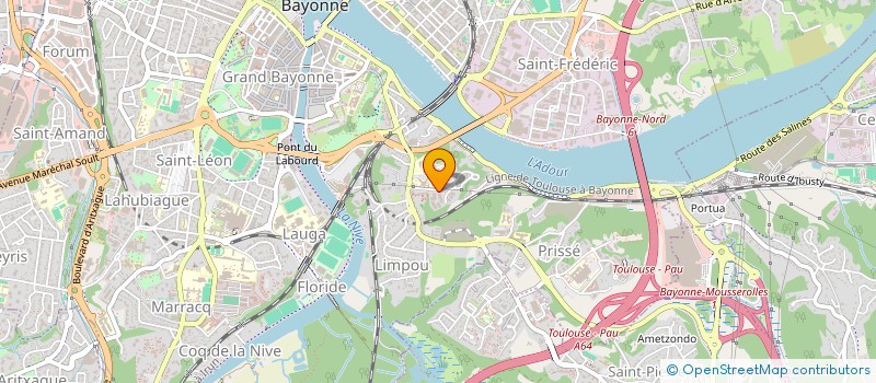 localisation de l'entreprise RESIDENCE LES MAGNOLIAS à BAYONNE