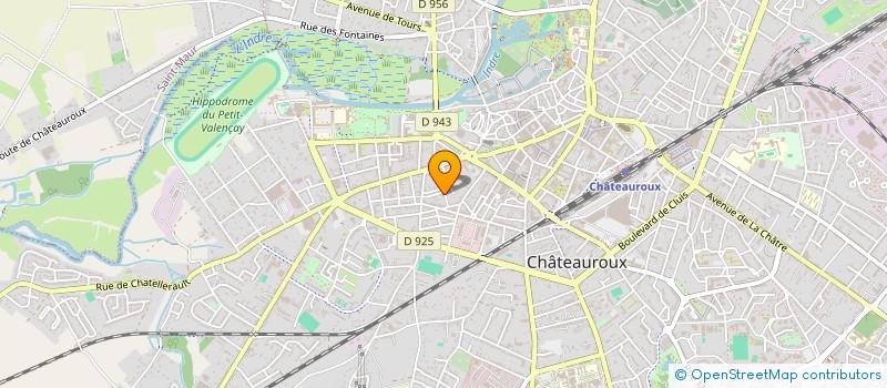 localisation de l'entreprise RESIDENCE LES MARINES à CHATEAUROUX
