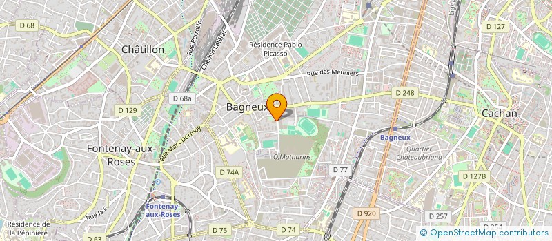 localisation de l'entreprise RESIDENCE LES MATHURINS à BAGNEUX