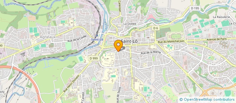 localisation de l'entreprise RESIDENCE LES MENUYERES  SAINT-LO