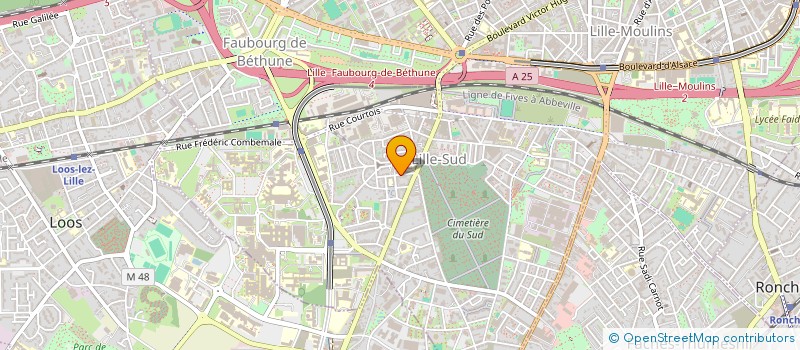 localisation de l'entreprise RESIDENCE LES OEILLETS à LILLE