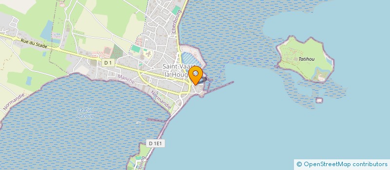 localisation de l'entreprise RESIDENCE LES PECHERIES  SAINT-VAAST-LA-HOUGUE