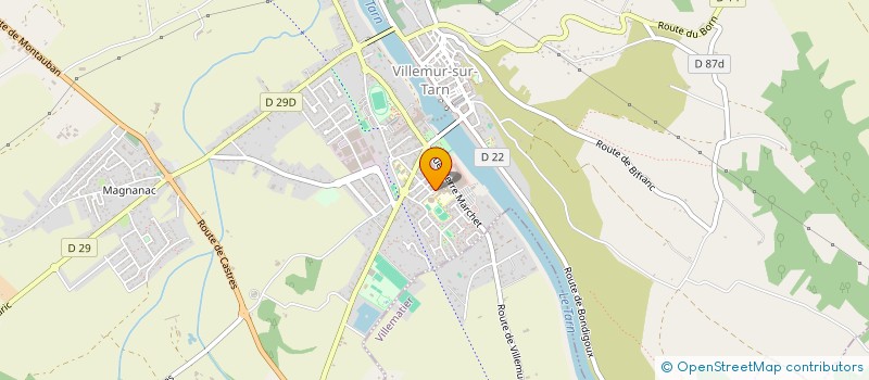 localisation de l'entreprise RESIDENCE LES PERLES D'EBENE  VILLEMUR-SUR-TARN