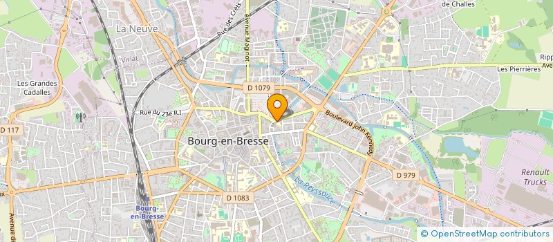 localisation de l'entreprise RESIDENCE LES PEUPLIERS  BOURG-EN-BRESSE