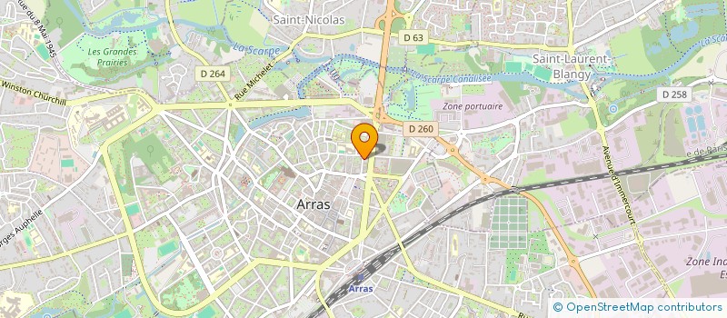 localisation de l'entreprise RESIDENCE LES PIERRES DE TERRAIL à ARRAS