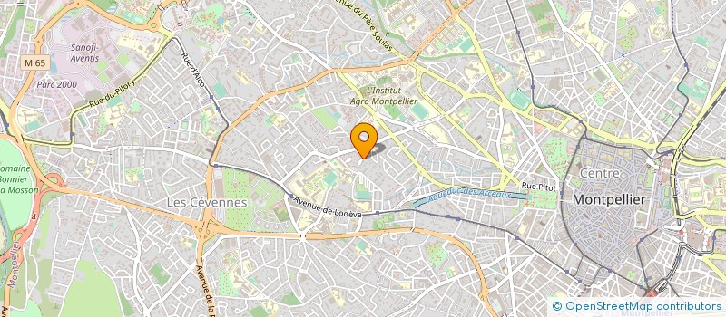 localisation de l'entreprise RESIDENCE LES PIMPRENELLES à MONTPELLIER