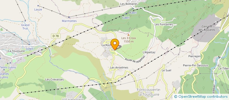 localisation de l'entreprise RESIDENCE LES PLANS DU LEVANT  VILLAREMBERT