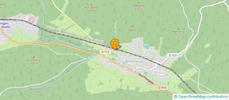 localisation de l'entreprise RESIDENCE LES ROCHERS  WIMMENAU