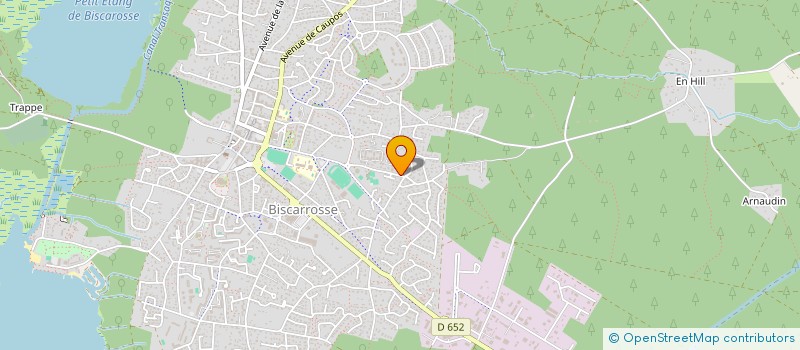 localisation de l'entreprise RESIDENCE LES SENIORIALES  BISCARROSSE