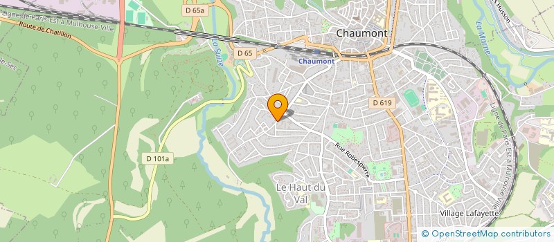 localisation de l'entreprise RESIDENCE LES TAMARIS à CHAUMONT