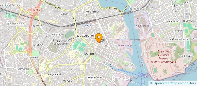 localisation de l'entreprise RESIDENCE LES TAMARIS à LORIENT