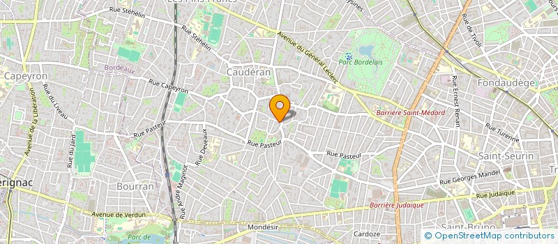 localisation de l'entreprise RESIDENCE LES TRIDONS  BORDEAUX