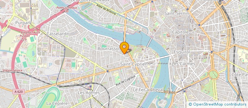 localisation de l'entreprise RESIDENCE LES TROIS D à TOULOUSE