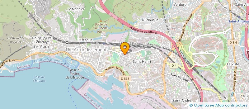 localisation de l'entreprise RESIDENCE LES TUILERIES à MARSEILLE