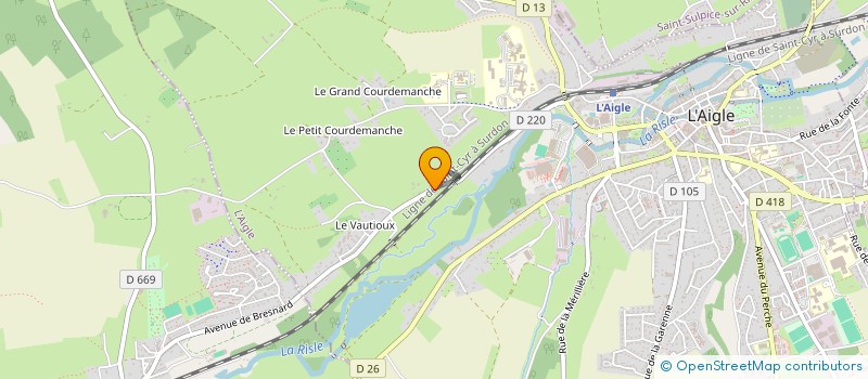 localisation de l'entreprise RESIDENCE LES VAUTIOUX SYNDIC AKERYS GESTION à L'AIGLE