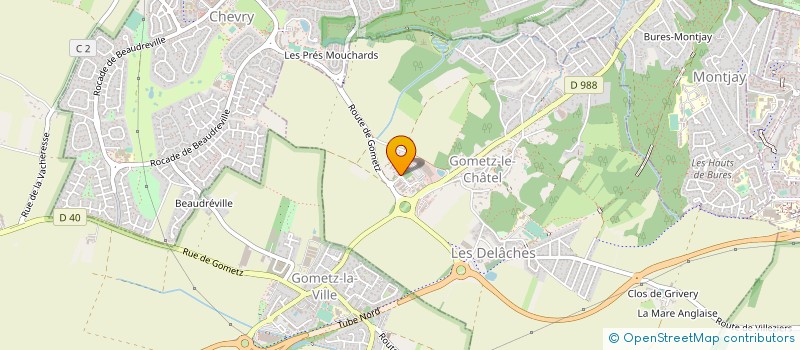 localisation de l'entreprise RESIDENCE LES VIGNES à GOMETZ-LE-CHATEL