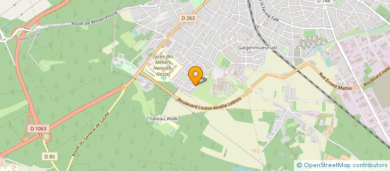 localisation de l'entreprise RESIDENCE LES VILLAS DU SQUARE  HAGUENAU