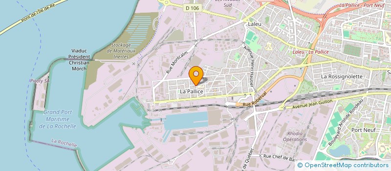 localisation de l'entreprise RESIDENCE LES VOILES DE LA ROCHELLE  LA ROCHELLE