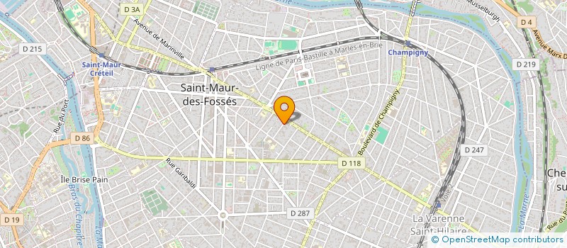 localisation de l'entreprise RESIDENCE LITTRE  SAINT-MAUR-DES-FOSSES