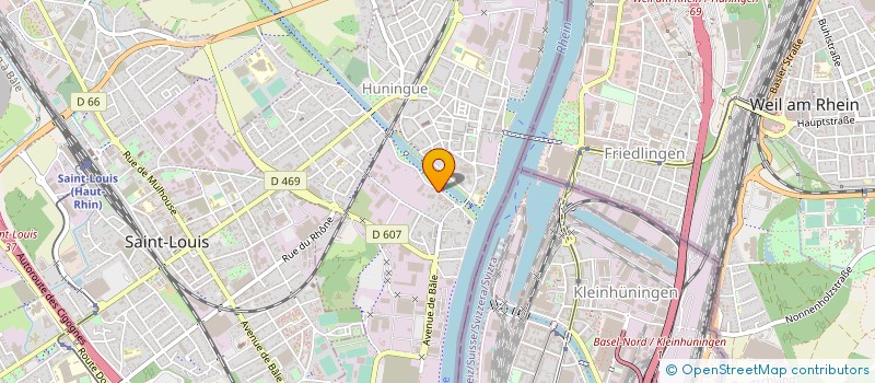 localisation de l'entreprise RESIDENCE LORENZO  HUNINGUE