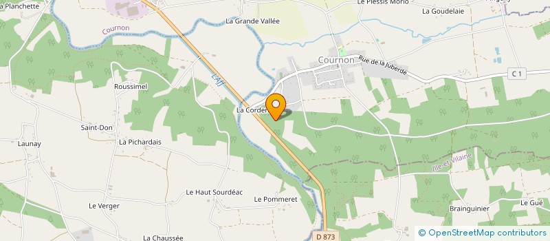 localisation de l'entreprise RESIDENCE LORIANE  COURNON