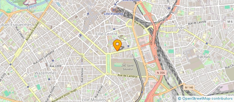 localisation de l'entreprise RESIDENCE LOUIS XIV  LILLE