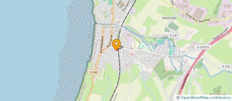 localisation de l'entreprise RESIDENCE LOUISE  WIMEREUX