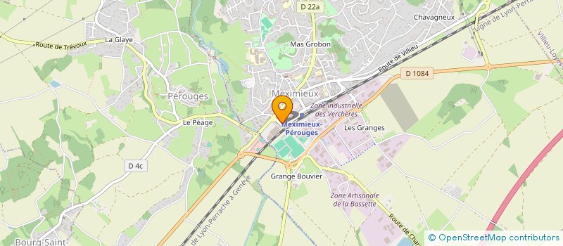 localisation de l'entreprise RESIDENCE M. VION à MEXIMIEUX