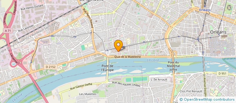 localisation de l'entreprise RESIDENCE MADELEINE  ORLEANS