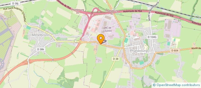 localisation de l'entreprise RESIDENCE MAISONS ROUGES  PHALSBOURG