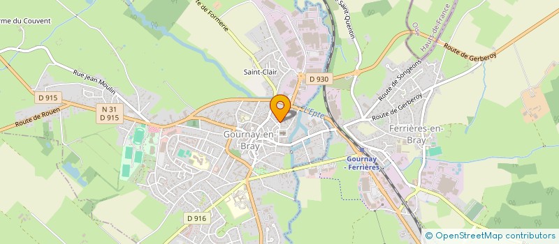 localisation de l'entreprise RESIDENCE MANON  GOURNAY-EN-BRAY