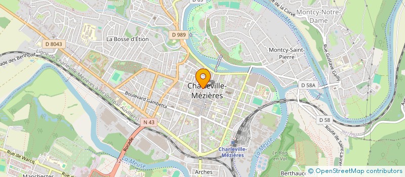 localisation de l'entreprise RESIDENCE MANTOUE  CHARLEVILLE-MEZIERES