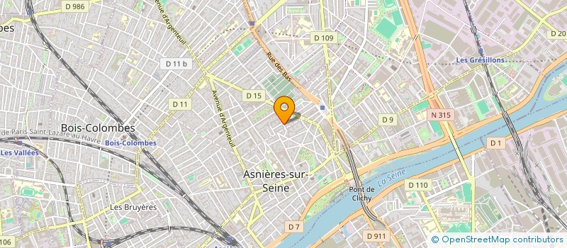 localisation de l'entreprise RESIDENCE MARINES à ASNIERES-SUR-SEINE