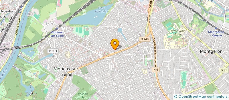 localisation de l'entreprise RESIDENCE MARION à VIGNEUX-SUR-SEINE