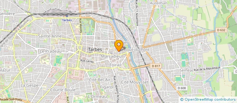 localisation de l'entreprise RESIDENCE MARTINET  TARBES