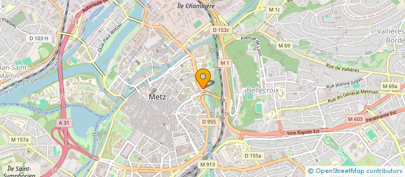 localisation de l'entreprise RESIDENCE MAZARIN  METZ