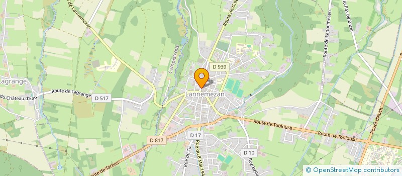 localisation de l'entreprise RESIDENCE MAZIC  LANNEMEZAN