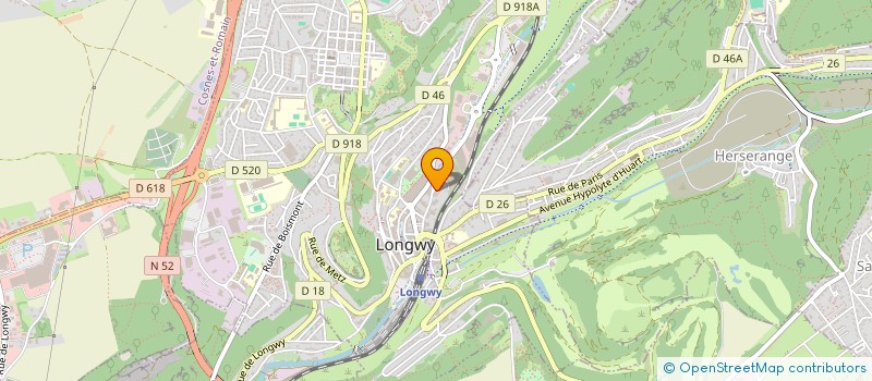 localisation de l'entreprise RESIDENCE MERCY 4 à LONGWY