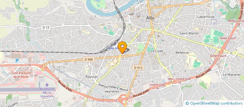 localisation de l'entreprise RESIDENCE MONTAIGNE  ALBI