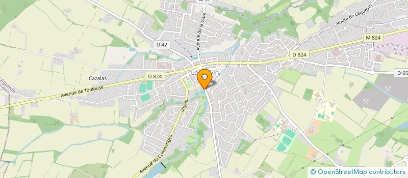 localisation de l'entreprise RESIDENCE MONTAIGNE  LEGUEVIN