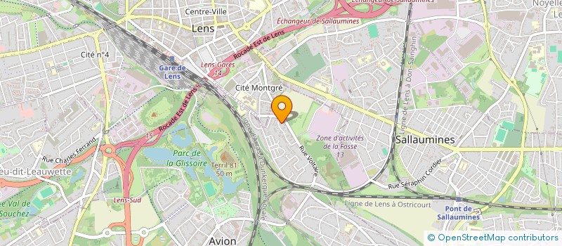 localisation de l'entreprise RESIDENCE MONTGRE  AVION