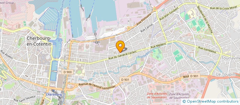 localisation de l'entreprise RESIDENCE MURAT  CHERBOURG-EN-COTENTIN