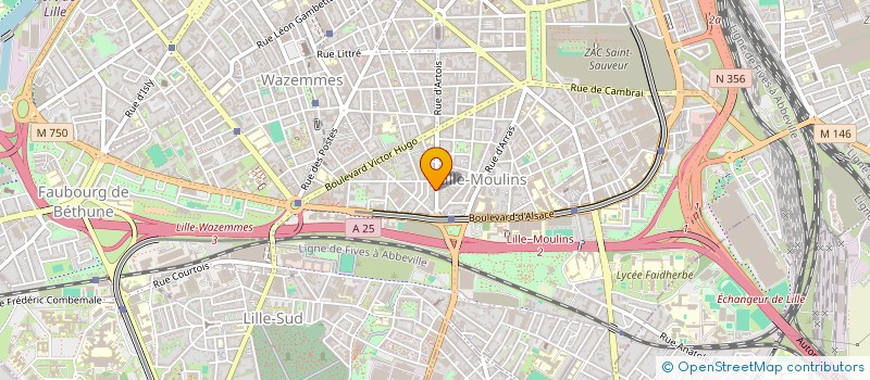 localisation de l'entreprise RESIDENCE NATIONALE 172 à LILLE