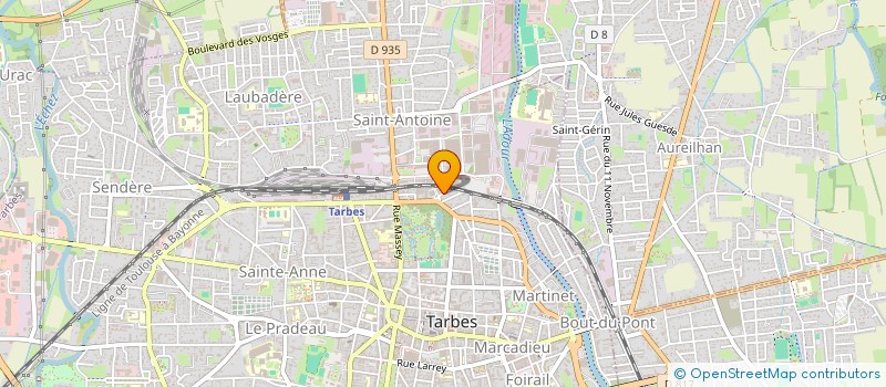 localisation de l'entreprise RESIDENCE NELLI  TARBES