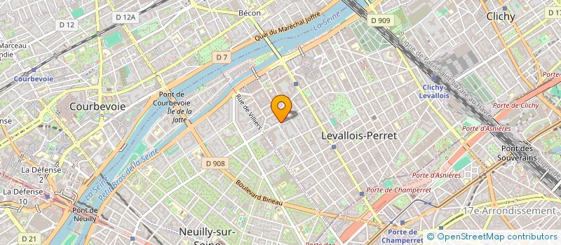 localisation de l'entreprise RESIDENCE NEUILLY LEVALLOIS à LEVALLOIS-PERRET