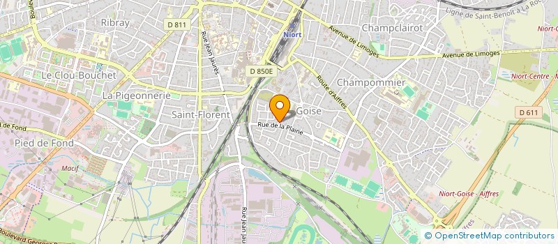 localisation de l'entreprise RESIDENCE NIORTAISE à NIORT