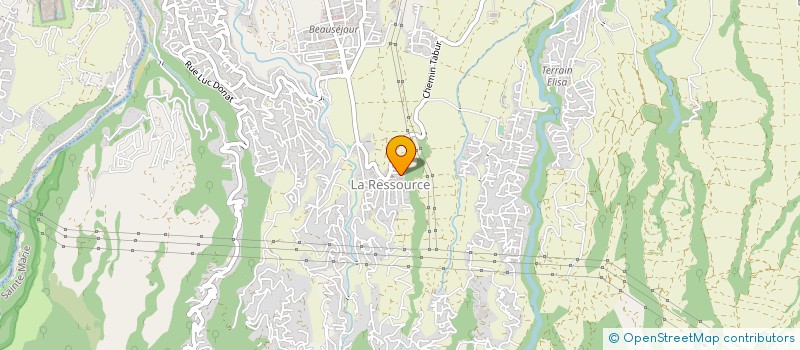 localisation de l'entreprise RESIDENCE NIRVANA  SAINTE-MARIE