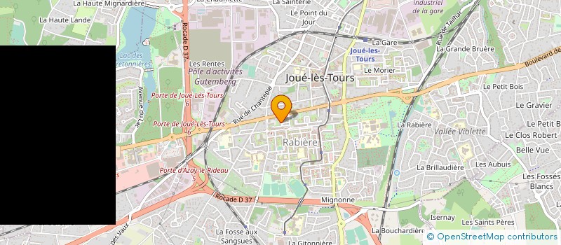 localisation de l'entreprise RESIDENCE NOBLE JOUE  JOUE-LES-TOURS
