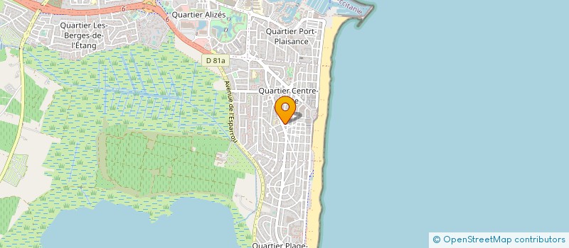 localisation de l'entreprise RESIDENCE NOUMARIE  CANET-EN-ROUSSILLON