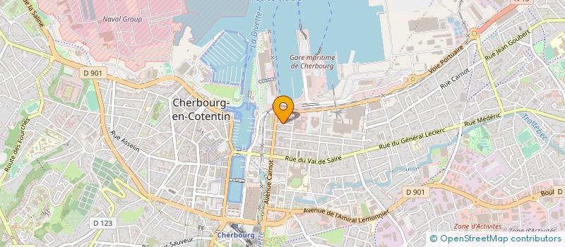 localisation de l'entreprise RESIDENCE NOYON  CHERBOURG-EN-COTENTIN